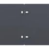 vidaXL Bordures pelouse 10pcs anthracite 15x103cm acier lamin&eacute; &agrave; froid