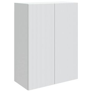 vidaXL Armoire Murale 66 x 34,5 x 90 cm Bois d'ing&eacute;nierie Blanc