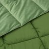 vidaXL Duvet d'&eacute;t&eacute; simple Matelass&eacute; Vert 200 x 240 cm Microfibre