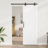 vidaXL Porte coulissante ORKDAL Blanc 83 x 232 cm Pin massif