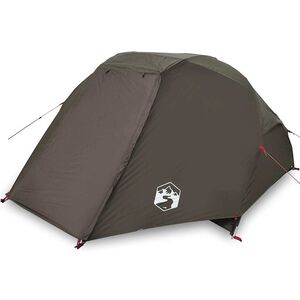 vidaXL Tente de p&ecirc;che 5 personnes marron imperm&eacute;able