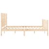 vidaXL Cadre de lit sans matelas 160x200 cm bois massif de pin