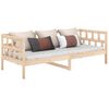 vidaXL Lit de jour sans matelas bois de pin massif 80x200 cm