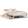 vidaXL Cadre de lit sans matelas 140x200 cm bois massif de pin