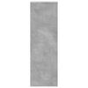 vidaXL Support pour plantes gris b&eacute;ton 33x33x100 cm bois d'ing&eacute;nierie