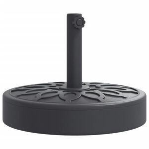 vidaXL Base de parasol pour m&acirc;ts &Oslash;38 / 48 mm 25 kg rond
