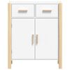 vidaXL Buffet Blanc 62x38x75 cm Bois d'ingénierie
