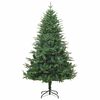 vidaXL Sapin de No&euml;l artificiel pr&eacute;-&eacute;clair&eacute; Vert 180 cm PVC et PE