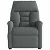 vidaXL Fauteuil inclinable &eacute;lectrique Gris fonc&eacute; Tissu
