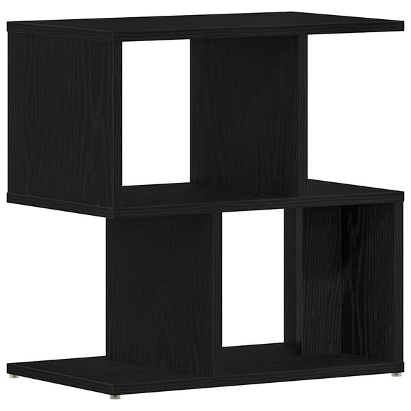 vidaXL Cabinet de chevet Ch&ecirc;ne noir 50 x 30 x 51,5 cm