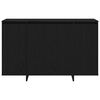 vidaXL Buffet Ch&ecirc;ne noir 120 x 41 x 75 cm Bois d'ing&eacute;nierie