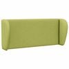 vidaXL Oreille de t&ecirc;te de lit Vert 40 x 23 x 6 cm tissu