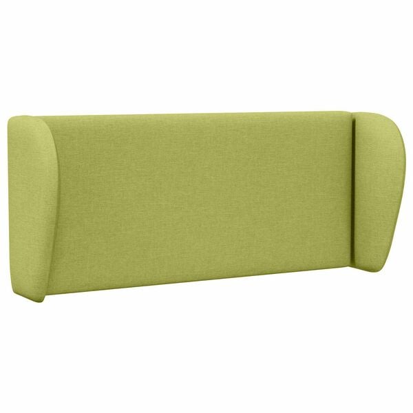 vidaXL Oreille de t&ecirc;te de lit Vert 40 x 23 x 6 cm tissu