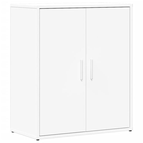 vidaXL Buffets 2 pcs blanc 60x31x70 cm bois d'ing&eacute;nierie