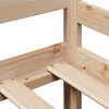 vidaXL Lit de jour avec tiroirs sans matelas 90x190 cm bois massif