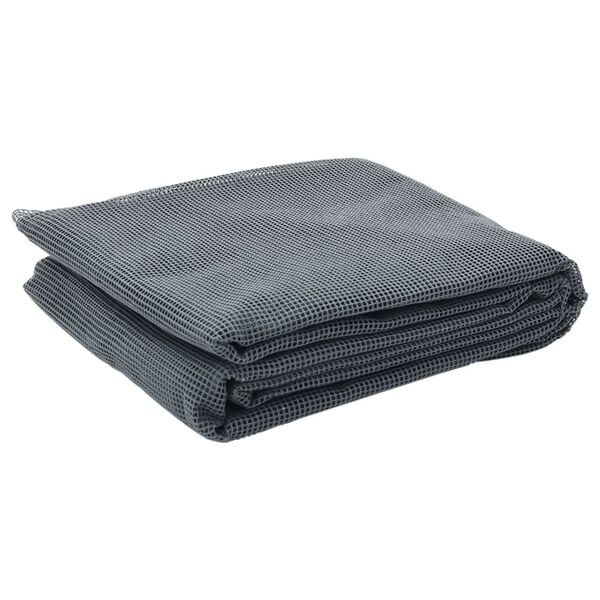 vidaXL Tapis de tente gris clair 4x3 m