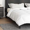 vidaXL Duvet d'&eacute;t&eacute; simple Blanc 200 x 200 cm Plume