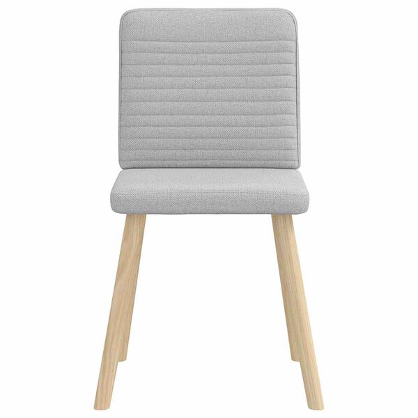 vidaXL Chaises à manger lot de 2 gris nuage tissu