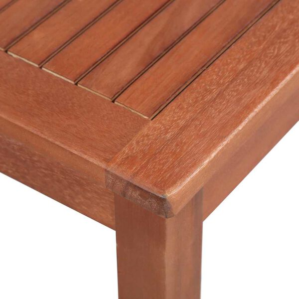 vidaXL Table de Jardin Marron 80 x 80 x 74 cm Bois d'acacia massif