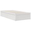 vidaXL Lit bibliothèque sans matelas blanc 75x190cm bois de pin massif