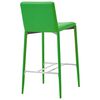 vidaXL Ensemble de bar 3 pcs Similicuir Vert