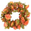 vidaXL Guirlandes de fleurs de No&euml;l 6 pcs orange 250 cm