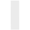 vidaXL Armoire avec tiroir blanc 55,5x34x119,5 cm bois d'ing&eacute;nierie