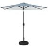 vidaXL Parasol de jardin avec lumi&egrave;res LED et base 270 x 270 cm