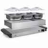 Tristar Chauffe-plat pour buffet 200 W 4,2 L Acier inoxydable Argent&eacute;