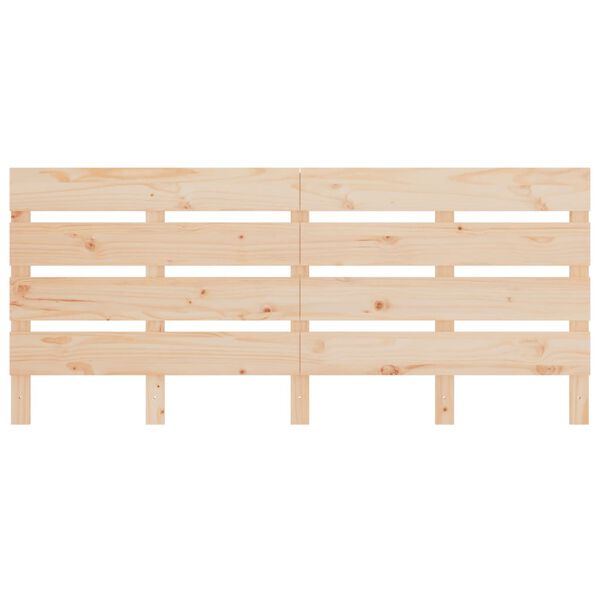 vidaXL T&ecirc;te de lit 160x3x80 cm Bois massif de pin