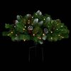 vidaXL Arbre de No&euml;l artificiel pr&eacute;-&eacute;clair&eacute; d'all&eacute;e vert 40 cm PVC