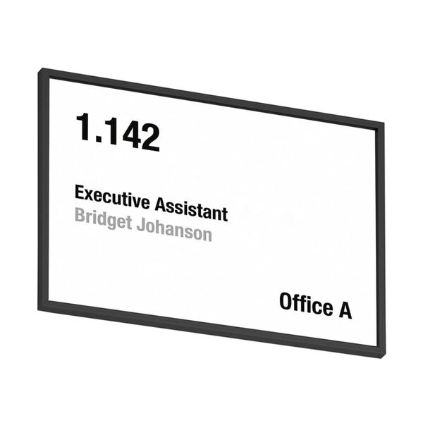 MOEDEL Plaque de porte A6 Noir