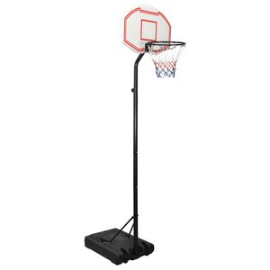 vidaXL Support de basket-ball Blanc 282-352 cm Polyéthylène