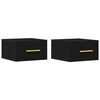vidaXL Cabinet de chevet 2 pc 35 x 35 x 20 cm Bois d'ing&eacute;nierie