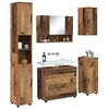 vidaXL Ensemble de mobilier de salle de bain 5 pcs Bois Ancien