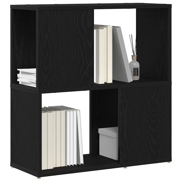 vidaXL Ensemble meuble TV Noir 60 x 24 x 63 cm Bois d'ing&eacute;nierie