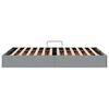 vidaXL Lit de Rangement avec matelas Gris clair 120 x 200 cm tissu
