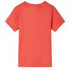 T-shirt enfants &agrave; manches courtes rouge clair 92