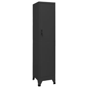 vidaXL Armoire &agrave; casiers Anthracite 38x45x180 cm Acier
