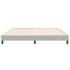 vidaXL Cadre de lit sans matelas gris clair 200x220 cm velours