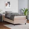 vidaXL Sommier &agrave; lattes de lit avec matelas Cappuccino 80x200 cm