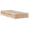 vidaXL Cadre de lit sans matelas 90x190 cm bois de pin massif