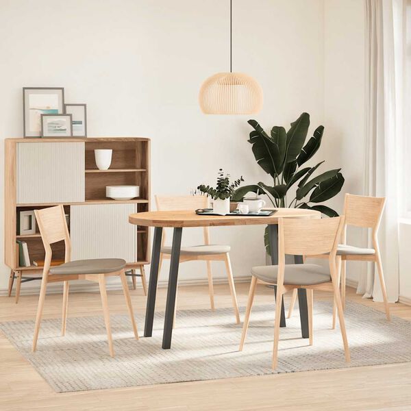 vidaXL Pieds de table console 4 pièces Anthracite 72 cm Acier