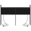vidaXL Headboard de Rangement avec Station de Charge Ch&ecirc;ne noir