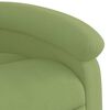 vidaXL Fauteuil inclinable vert clair velours