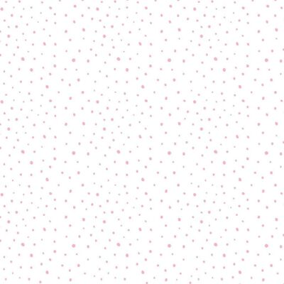 Noordwand Papier peint Mondo baby Confetti Dots Blanc, rose et beige