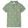 Polo pour enfants kaki 104