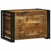 vidaXL Bo&icirc;te de rangement Marron et Noir 60 x 40 x 41 cm