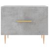vidaXL Tables basses 2 pcs gris béton 50x50x40 cm bois d'ingénierie