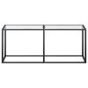 vidaXL Table console Transparent 180x35x75,5 cm Verre tremp&eacute;